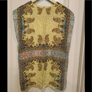 Zara Girls Soft Collection Kaftan Top Yellow 9/10